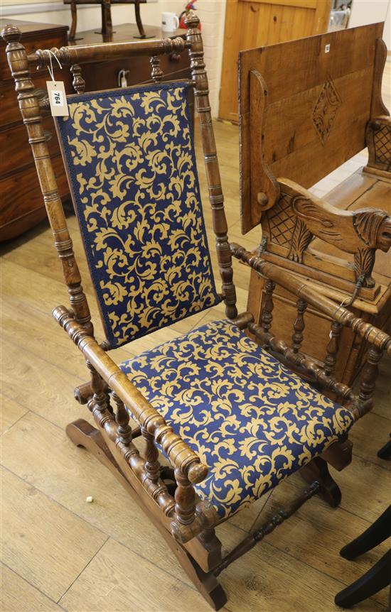 An American rocking chair